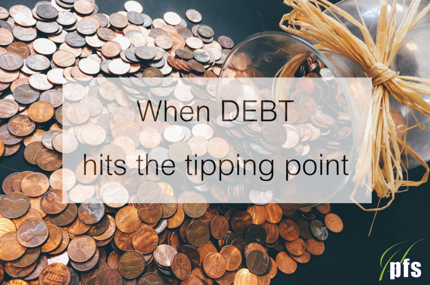 When DEBT hits the tipping point